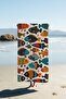 Digital Printing Beach Sea Towel Fish Patterned Peshtamal Hvl0118