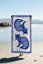 Digital Printing Beach Sea Towel Cat Patterned Peshtamal Hvl0129