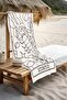 Digital Printing Beach Sea Towel Scorpio Patterned Peshtamal Hvl0042 - 3