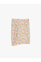 Floral Mini Pareo Skirt Draped Ruched Detail - 2