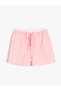 Boxer Shorts with Tie Waist and Pockets - 7