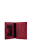 Men's Genuine Leather Claret Red Card Holder - 4