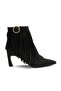 حذاء بكعب رفيع من جلد الغزال الأصلي N62 SUEDE NERO