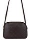 Women's Faux Leather Brown Pattern Messenger Bag - 3