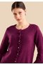 Ruffle Detailed Long Sleeve Crew Neck Knitwear Cardigan - 4