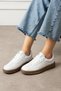 White Unisex Women's Casual Sneaker Soft Sole Sports Shoes 501A - 3