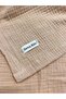 Breastfeeding Apron, Multi-Purpose Nursing Cover, 70X120 cm Organic Cotton Fabric Brown - 4