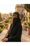 Embroidered Veil, Outer Veil, Hijab Veil, Front-Covering Veil - 5