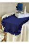 Deep Linen Frilly Runner 40X120Cm - 2