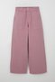 Girl's Gabardine Pants Wide Leg Elastic Waist 5-9 Years Old, Dusty Rose - 3