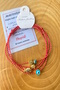 4. Lucky Gold Flower Fish Turtle Evil Eye Bead Marteniçka Lucky Bracelet