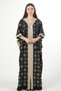 Wide embroidered women's jalabiya