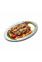 Oval Chrome Steel Alexander and Serving Plate – Authentic Engraved, 30 cm - 5