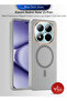 Xiaomi Redmi Note 15 Pro+ 5G 2025 Hybrid Translucent Magsafe Raised Camera Lips Case Cover