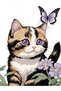 Vibrant Splash Kitten Poster Print – Cute Cat Artwork for Kids Room & Home – 40x60cm