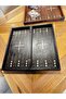 Esterhomedecor the Pearlescent Wooden Backgammon Is Made of Marbles 8*24*49cm - 5