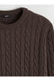 Rmz Gi̇yi̇m Farkiyla Zero Roba Collar Men's Knitwear Sweater - 7