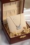 Steel Swan Necklace Chain Silver Color with Zircon Stone 316L Tarnish Free |   Stylish and Durable Jewelry, Accessory - 3