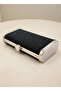 Black Full Crystal Stone and Metal Frame and Evening Dress Bag - 2