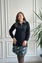 Sweat Dress with Skirt and Collar Flannel Detail - 5