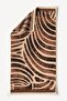 Pluma Yarn Dyed 4-Piece Hand Towel Set Caramel 50X90 - 2