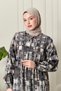 Winter Thick Fabric Plaid Plain Fabric Tesseture Clothing from Plain Robadan Mother's Dress Prayer Dress - 5