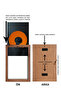 6 قطع إطار 21×30 - إطار MDF - إطار صور - إطار شهادة A4 - شهادة - 2