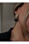Tattoo Gold and Black Ball Detailed Earrings - 3