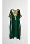 kaftan-Luxury Gold-Embroidered Arabian Kaftan - Premium Chiffon Fully Lined - 8