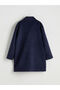 Özmarka New Season Mock Neck Women's Cashmere Coat - 8