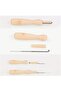 Wooden Ergonomic Handle Wool Felting Needle Kit with 7 Needles - 3