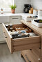 5-Compartment Cabinet and Drawer Set of 2 Organizer Boxes (Gray & White) 722440 - 4