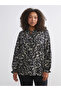 Özmarka New Season Tie Neck Patterned Blouse - 2