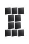 Legrand Mallia Senses Matt Black 1 Gang 2 Way Switch - Pack of 10