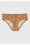 Women's camel patterned slip panties