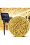 YU WELL 2 Pack 30m 300 LED Solar String Lights (Total 60m, 600 LEDs) Warm White - 2