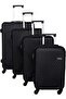 Hard Side ABS 4-Wheel Spinner Luggage Set (20/24/28/32) - (4-Piece, Black)