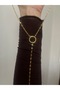 Steel Lipchain Ring Necklace - 2