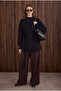 Alpaca Cardigan Black - 3