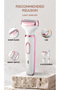 4 in 1 Women's Body Hair Removal Electric Shaver for Face Nose Legs Electric Razor for Women - 5