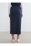 İzr New Season Elastic Waist Pencil Skirt - 8