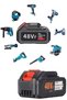 48V battery, ITIMPORT, shockproof, black - 5