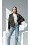 Women's Crop Blazer Jacket – Double Breasted Modern Fit - 4