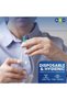 SNH Packing Vinyl Disposable Gloves, Medium, 100 Pieces, Clear - Latex Free, Powder-Free, Food Safe - 4