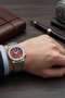 Petak Silver Case Silver Band Blue Dial Luxury Men's Wristwatch - 6