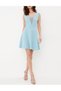 Rochie scurta, Turcoaz - 2