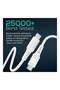 60W Power Delivery Ultra-Fast USB-C Soft Silicon Cable 1.2M White - 2