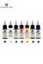7 Colors Tattoo Ink Set - Semi-permanent Eyebrow Eyeliner Lip Pigments
