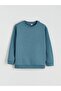 Boy's Thick Sweatshirt with Crew Neck