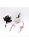 16-Piece Christmas Tree Ornament Set (8 Snowmen, 6 Canes, 1 Plush Angel, 1 Pine Cone with Apple)